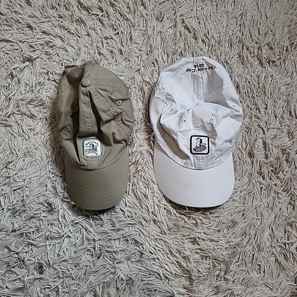 Arcola Country Club Golf Hat Bundle Baseball Caps 2009 and 2014 Imperial Brand